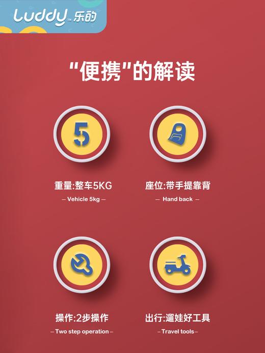 乐的儿童电动车男孩女宝宝摩托三轮车可坐人充电甲壳虫小孩玩具汽车 商品图4