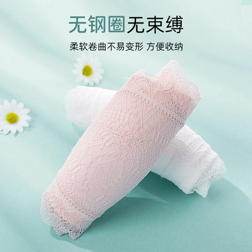 雅黛丽无肩带内衣夏季薄款美背抹胸无钢圈少女风性感防滑聚拢裹胸 商品图3