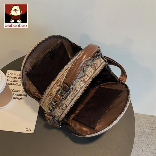 2022春夏 质感小包包 女包 新款 徽章 单肩 斜挎包 时尚小圆包 北包包 包邮 商品图3