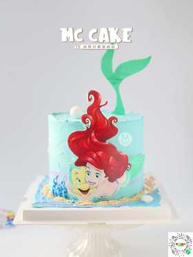 美人鱼公主数码打印款