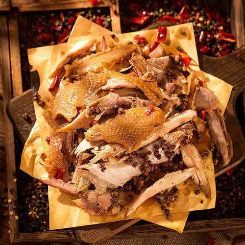 椒麻农家手撕鸡(份) 商品图0