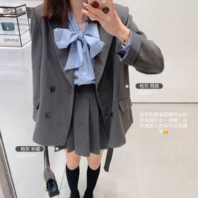 金蘑菇菇【 伯克利西装】收腰西装！系起来像连衣裙