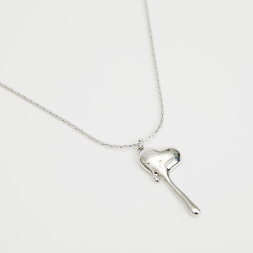 梦趣派爱心吊坠项链LP173 礼盒装 925银+镀白金 商品图0