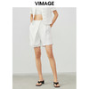 VIMAGE/纬漫纪夏季新款高腰宽松轻薄西装短裤V1705319 商品缩略图4