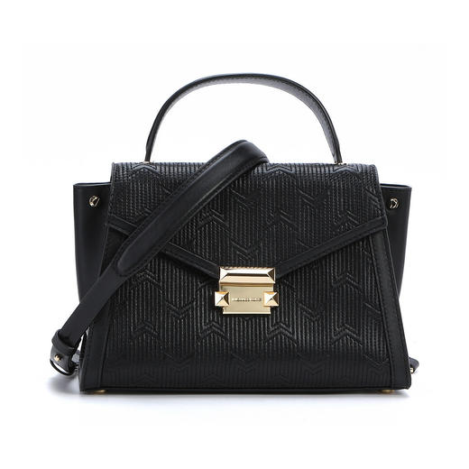 192877132691 迈克高仕MICHAEL KORS MK Whitney女士中号绗缝羊皮翅膀包手提包 430x250x660mm 商品图2