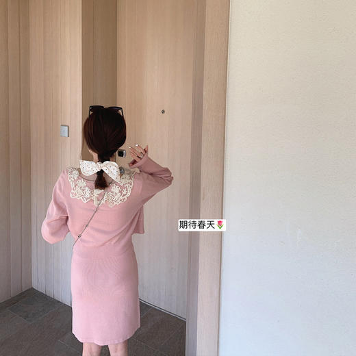 金蘑菇菇【甜心玛丽两件套】纯欲嗲甜～整个被温柔可爱住针织套装 商品图4