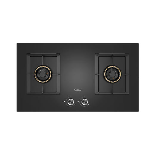 美的(Midea)燃气灶双灶家用5.0KW大火力钢化玻璃黑晶宽面板台嵌两用双灶天然气灶JZT-Q67一级能效 商品图8
