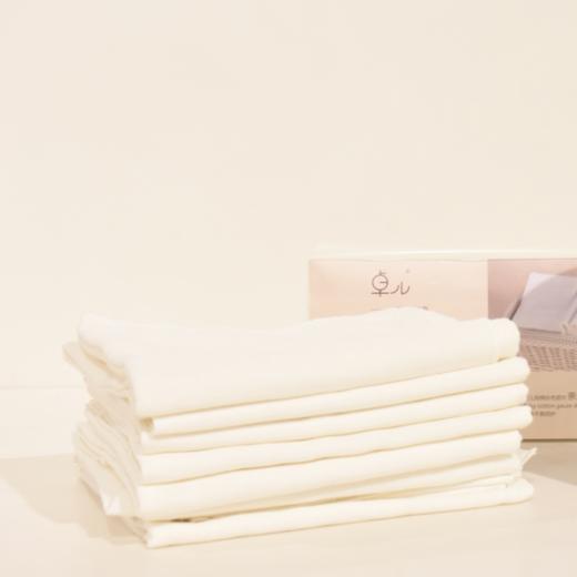 卓儿用品高档全棉精梳纱布尿片（8片装）（70*50cm） 商品图0