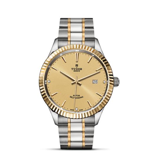 帝舵风尚系列 | 钢表壳，直径41毫米，镶钻表盘 商品图1