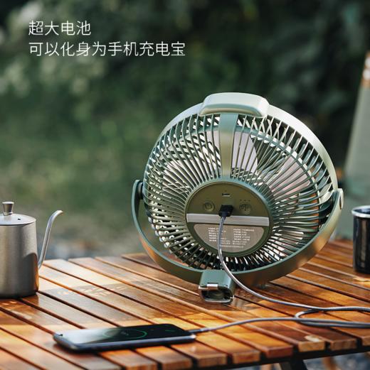 爱登 E708户外露营充电便携式电风扇 家用立台式落地两用 (常规版无驱蚊功能)[福利品] 商品图3