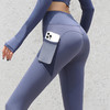 【买一送一】春夏口袋瑜伽裤高腰收腹提臀显瘦裸感外穿九分裤运动健身裤 商品缩略图4