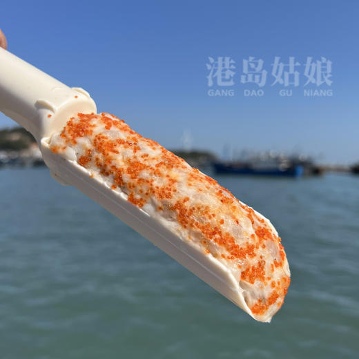 港岛姑娘 纯手打鱼籽虾滑新鲜青虾滑挤袋装含虾量高某捞火锅同款150克/根 商品图2