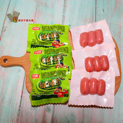力诚台式肉肠500g即食火腿肠拇指肠烤肠熟食小包装办公室休闲食品 商品图1