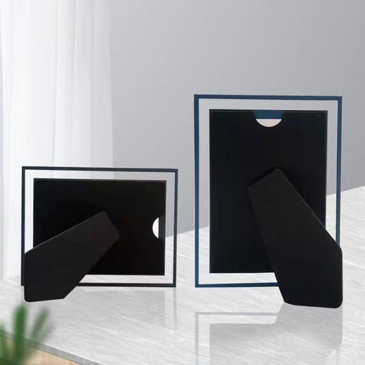 A5水晶相框透明亚克力摆台授权证书奖状框高档玻璃摆台荣誉证书装裱框相片架免打孔1个 商品图3