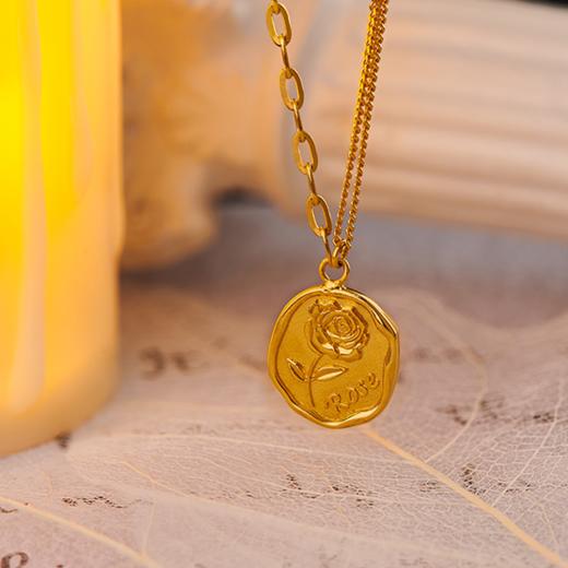 潮宏基玫瑰足金坠链（IN+系列） 商品图5