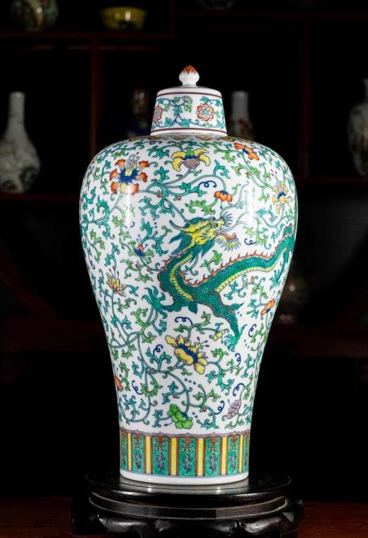 斗彩龙凤穿花梅瓶 商品图0