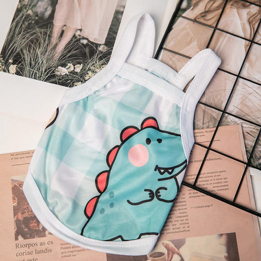 【轻薄透气 让宠宝享受裸感】宠物衣服 猫咪比熊法斗博美小型犬新款背心吊带狗狗衣服 夏季薄款 商品图6