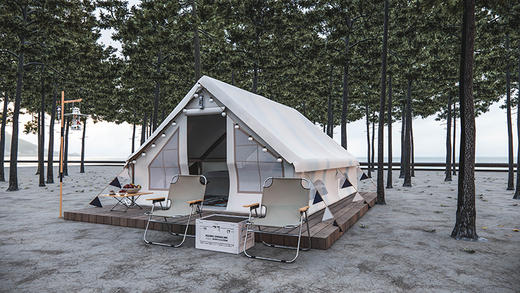 坛南湾【可过夜】风格营地野奢帐篷·领航家系列领航家 商品图0