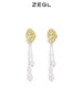 ZEGL复古淡水珍珠耳环女小众设计感高级长款流苏耳钉925银针耳饰 商品缩略图0