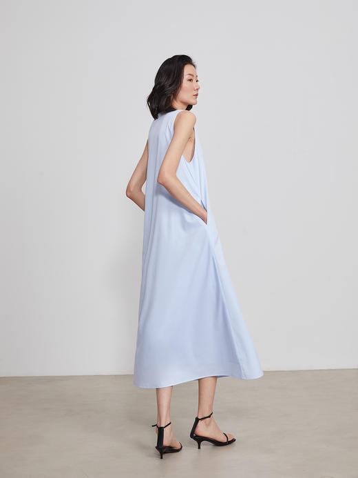 Semplicita | U01 Alexis midi dress V领无袖背心连衣裙 [ 黑 ] 商品图4