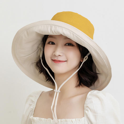 日系新款双面戴渔夫帽时尚百搭遮阳布帽JC-9607 商品图0
