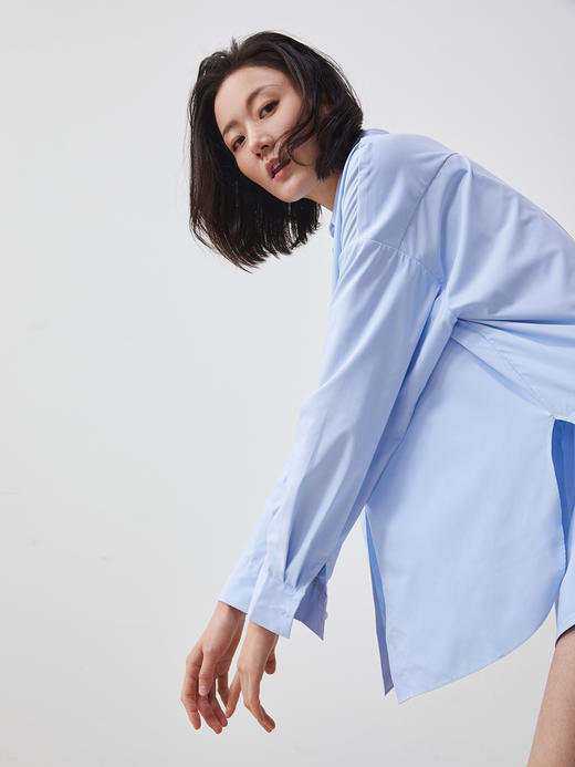 Semplicita｜S02 经典抗皱进口高支棉长袖衬衫  [ 黑 白 蓝 ]【‼️售罄无补‼️】 商品图5