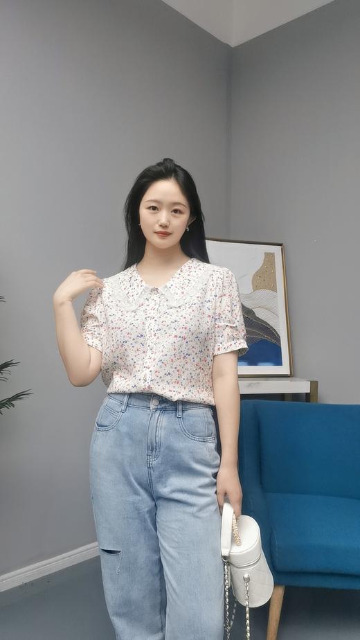 臣禾做旧复古摩登牛仔裤K222061032 商品图3