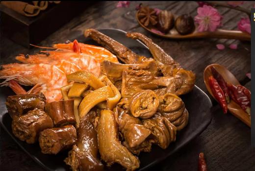 238元卤味组合(猪耳朵，猪手，牛肉，香肠，鸭脚包) 商品图0