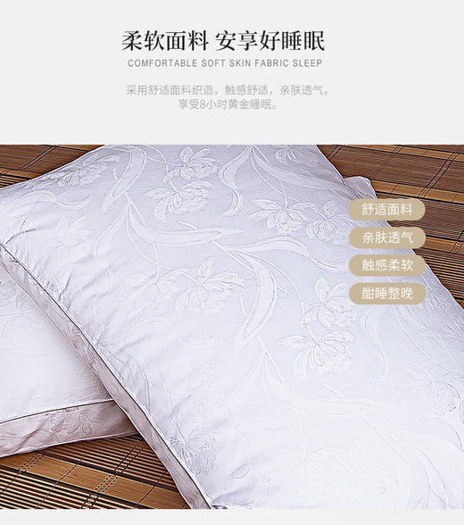 日销 贵妃羽丝枕 45X72CM 商品图2