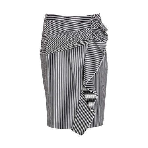 VIMAGE纬漫纪秋季荷叶边不规则裙拼接气质百搭半身裙V1006601 商品图5