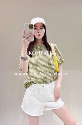 卡帕苏复古清新碎花衬衫 K231091