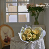 《奶茶》奶油向日葵花束（特殊花材提前一天预定） 商品缩略图1