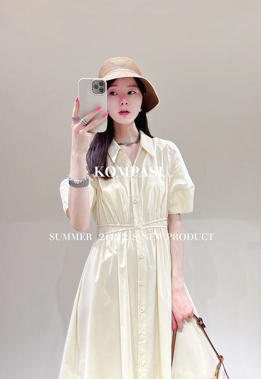 卡帕苏 V领素色长裙 K233220 商品图1