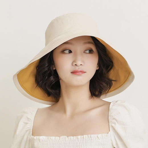 日系新款双面戴渔夫帽时尚百搭遮阳布帽JC-9607 商品图2