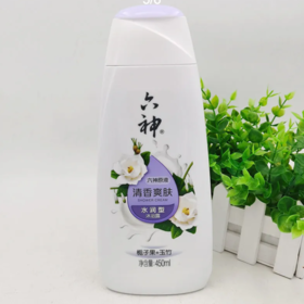 六神清香爽肤沐浴露花香450ml