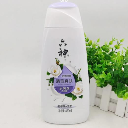 六神清香爽肤沐浴露花香450ml 商品图0