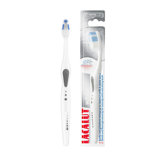 Lacalut乐卡露成人牙刷 牙龈护理 牙龈舒缓 亮白柔净 软毛 商品图2