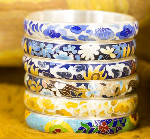 古法纯银手镯 商品图0