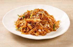 广东炒牛河+高山野菌汤(套餐)