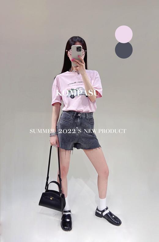 卡帕苏卡通图案T恤 K211035 商品图2