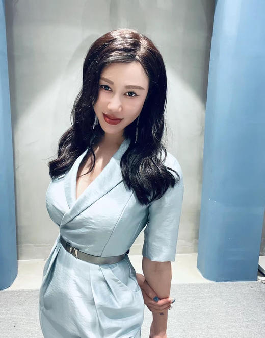 “幽光贝母”J8382948X颈袖添香年装气质修身包臀职场OL正装短分袖翻领连衣裙女J8382948X 商品图3