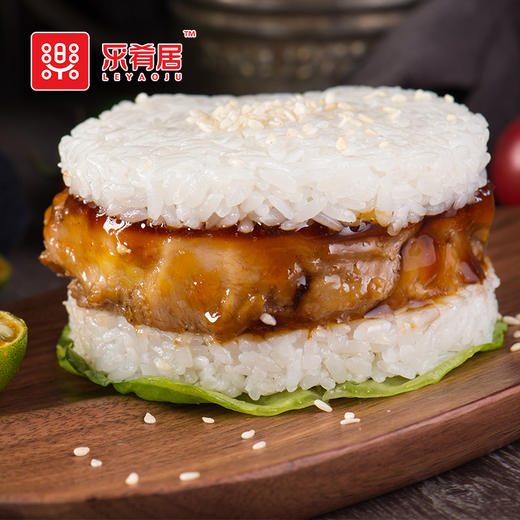 乐肴居照烧鸡排米汉堡 150g 商品图1