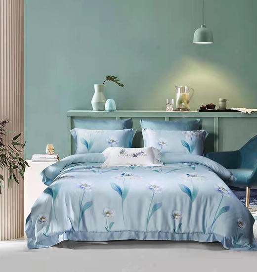 太湖雪60s天丝四件套（花漫境粉/淡妆初夏） 商品图0