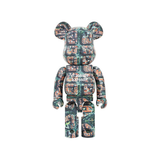 【预售】收藏系列 Be@rbrick 1000%系列 航拍巴塞罗那 商品图0