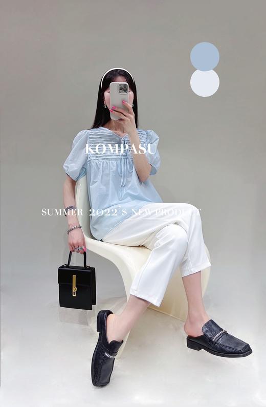 卡帕苏法式泡泡袖衬衫 K211022 商品图2