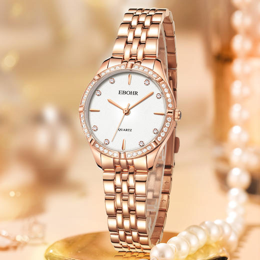 依波手表女小众轻奢石英女表简约气质小金表女款小表盘石英表5158 商品图2