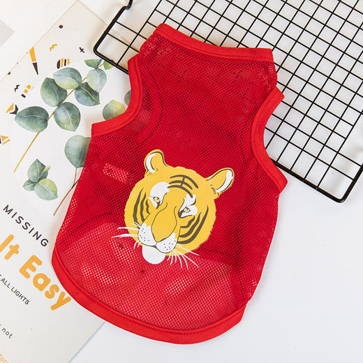 【夏季潮款宠物背心】狗狗衣服夏装 薄款大网眼狗背心 猫咪泰迪比熊博美宠物服饰 商品图11