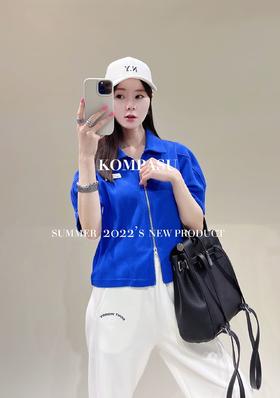 卡帕苏针织休闲拉链衫 K231079