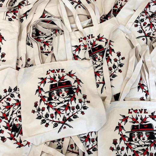 OG TATTOO  | 帆布包「LOVE」 商品图0