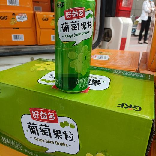 好益多葡萄果粒果汁饮料490ml 商品图0